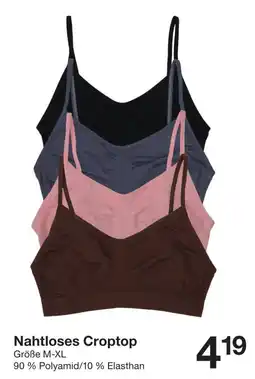 Zeeman Nahtloses Croptop Angebot