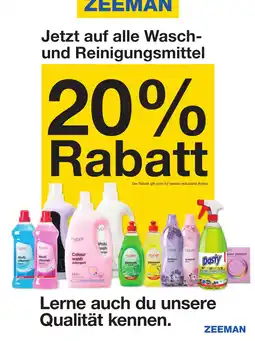 Zeeman Wasch- und Reinigungsmittel Angebot