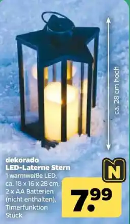 Netto dekorado LED-Laterne Stern Angebot
