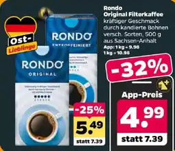 Netto Rondo Original Filterkaffee Angebot
