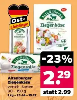 Netto Altenburger Ziegenkäse Angebot