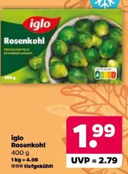 Netto iglo Rosenkohl Angebot
