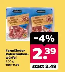 Netto Farmländer Rohschinken-würfel Angebot