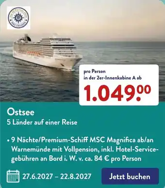 Ostsee 5 Länder auf einer Reise