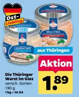 Netto Ost-Liebling Thüringer Wurst im Glas Angebot