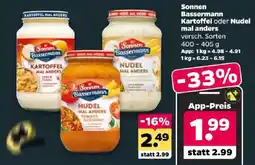Netto Sonnen Bassermann Kartoffel oder Nudel mal anders Angebot