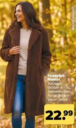 Netto Teddyfell-Mantel Angebot