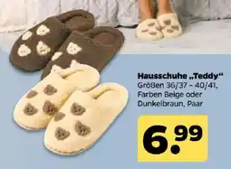 Netto Hausschuhe "Teddy" Angebot