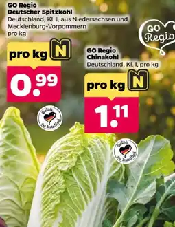 Netto GO Regio Deutscher Spitzkohl Angebot