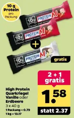 Netto Protein M High Protein Quarkriegel Angebot