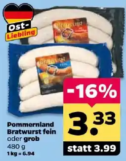Netto Pommernland Bratwurst Angebot