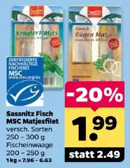 Netto Sassnitz Fisch MSC Matjesfilet Angebot