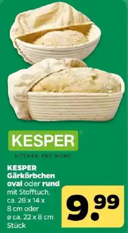 Netto KESPER Gärkörbchen oval oder rund Angebot