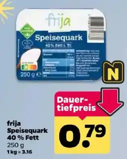 Netto frija Speisequark 40 % Fett Angebot