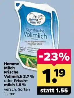 Netto Hemme Milch Frische Vollmilch Angebot