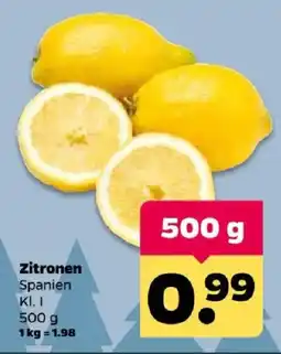 Netto Zitronen Spanien Angebot