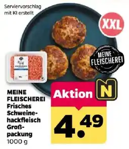 Netto MEINE FLEISCHEREI Frisches Schweinehackfleisch Angebot
