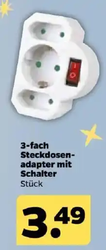 Netto 3-fach Steckdosen-adapter mit Schalter Angebot