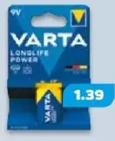 Netto VARTA LONG LIFE POWER 9V Angebot