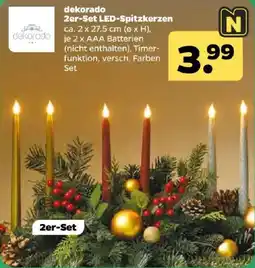 Netto dekorado 2er-Set LED-Spitzkerzen Angebot