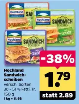 Netto Hochland Sandwichscheiben Angebot