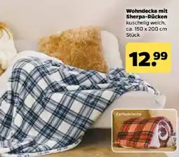 Netto Wohndecke mit Sherpa-Rücken Angebot