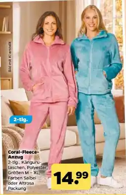 Netto Coral-Fleece-Anzug Angebot