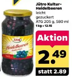 Netto Jütro Kultur-Heidelbeeren Angebot