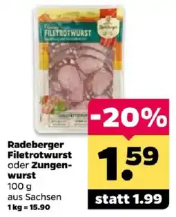 Netto Radeberger Filetrotwurst Angebot