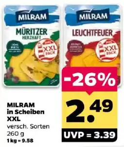 Netto MILRAM in Scheiben XXL Angebot