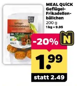 Netto MEAL QUICK Geflügel-Frikadellenbällchen Angebot