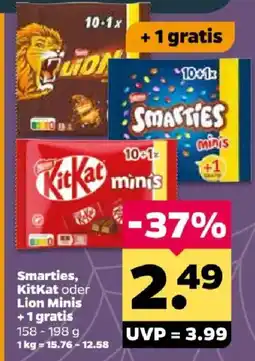 Netto Smarties KitKat Lion Minis Angebot