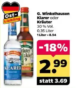 Netto G. Winkelhausen Klarer oder Kräuter Angebot
