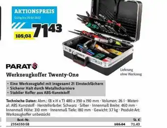 Conrad Werkzeugkoffer Twenty One Angebot