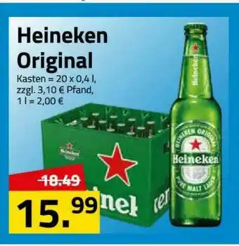 Logo Getränkemarkt Heineken Original Angebot