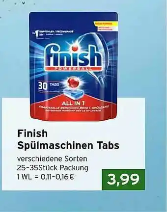 CAP Markt Finish Spülmaschinen Tabs Angebot