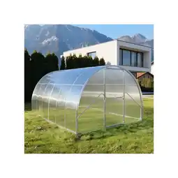 Netto Marken-Discount Schober GAUDI Stahl-Gewächshaus B3,14×H2,02 m Länge 4–12 m10 m Angebot