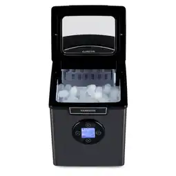 Netto Marken-Discount Icemeister 2G Eiswürfelmaschine 12kg/24h LC-Display Edelstahl Dunkelgrau Angebot