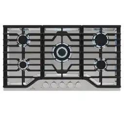 Netto Marken-Discount Turbocast Gaskochfeld 304er Edelstahl 5 Brenner Profi-Gusseisenhalter Wok-Brenner Angebot