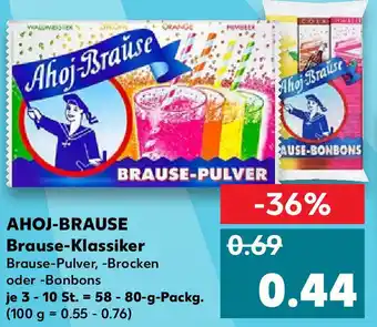 Kaufland Ahoj-Brause Brause-Klassiker 58-80g Packg. Angebot