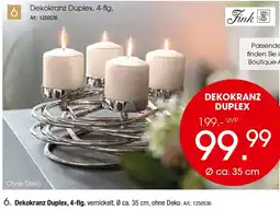 Zurbrüggen Fink Dekokranz Duplex, 4-flg. Angebot