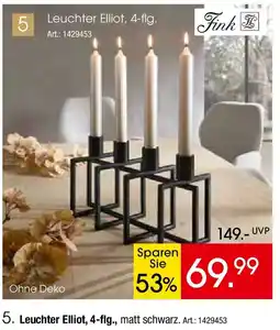 Zurbrüggen Fink Leuchter Elliot, 4-flg. Angebot