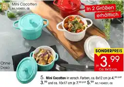 Zurbrüggen Mini Cocotten Angebot