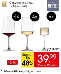 Zurbrüggen SCHOTT ZWIESEL Gläserset Mio Vino, 12-tlg. Angebot