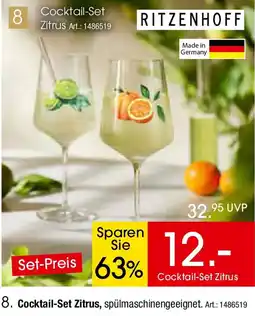 Zurbrüggen RITZENHOFF Cocktail-Set Zitrus Angebot