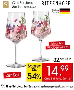 Zurbrüggen RITZENHOFF Glas-Set Joro, 2er-Set Angebot