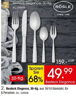 Zurbrüggen RÖSLE Besteck Elegance, 30-flg. Angebot