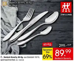 Zurbrüggen ZWILLING Besteck Beverly, 60-tlg. Angebot