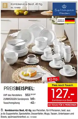 Zurbrüggen Seltmann Weiden Kombiservice Beat, 42-tlg. Angebot
