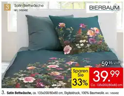 Zurbrüggen BIERBAUM Satin Bettwäsche Angebot